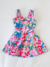 Tennis Dress - Joyful Poppies (Size Down)
